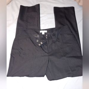 Chico's size 2 black cotton poly slacks